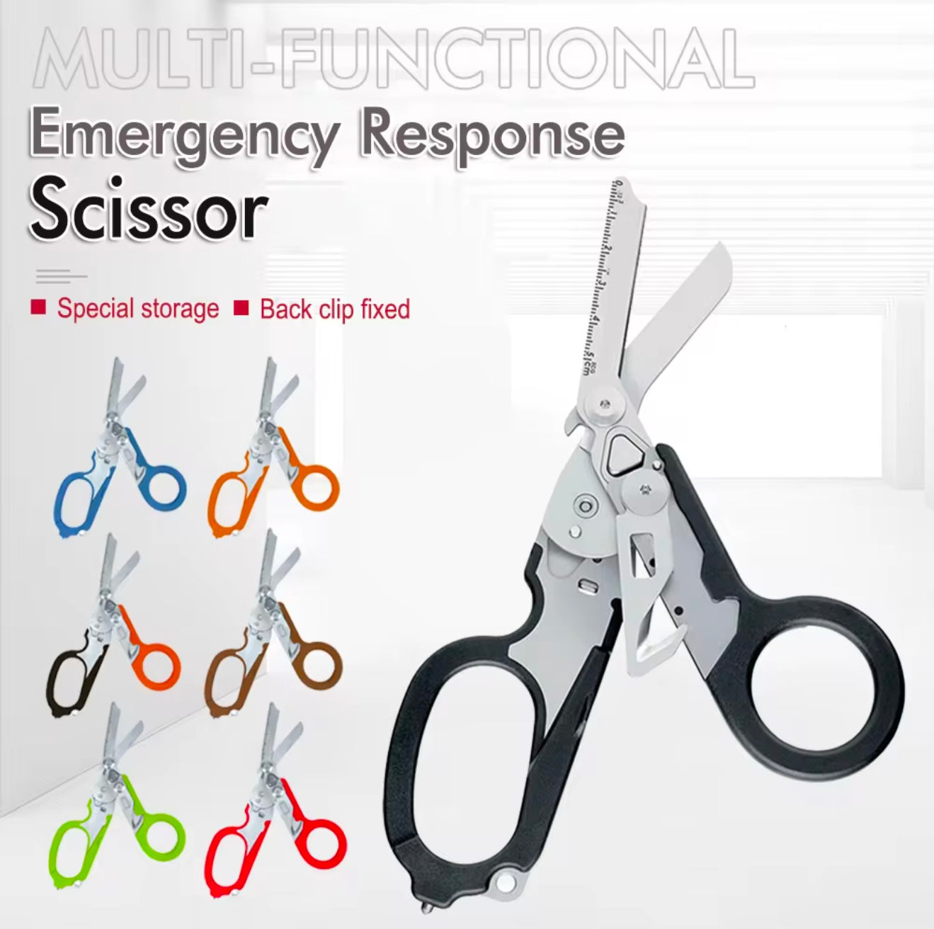 Folding 6 in 1 Trauma Shears